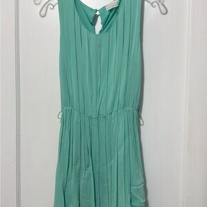 Love Tree Aqua Pleated Dress